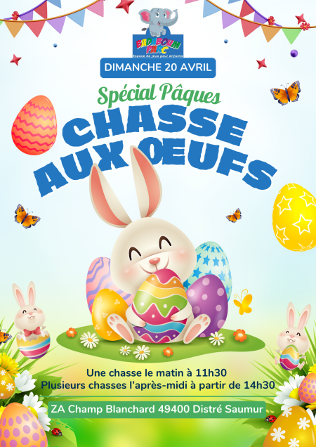 Chasse aux œufs dimanche 20 avril !