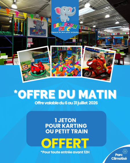 OFFRE DU MATIN DU 6 AU 31 JUILLET
