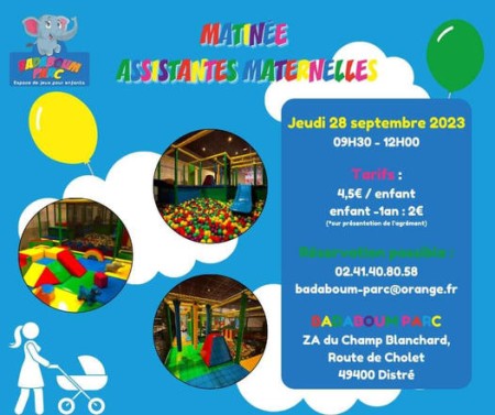 MATIN&Eacute;E ASSISTANTES MATERNELLES  jeudi 28 SEPTEMBRE