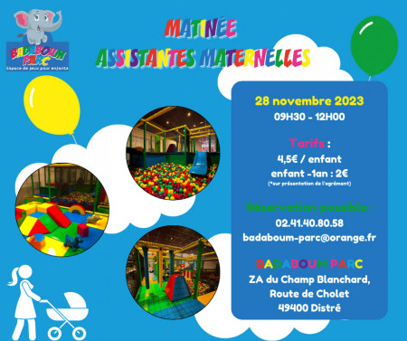 MATINÉE ASSISTANTES MATERNELLES mardi 28 NOVEMBRE