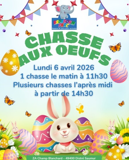 Chasse aux oeufs lundi 6 avril !