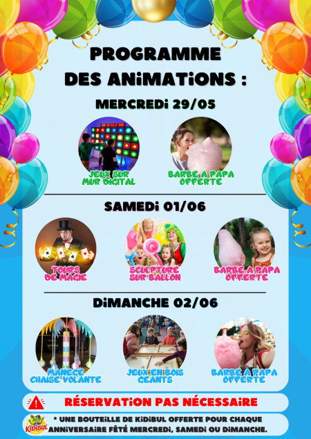 Badaboum Parc f&ecirc;te ses 4 ans