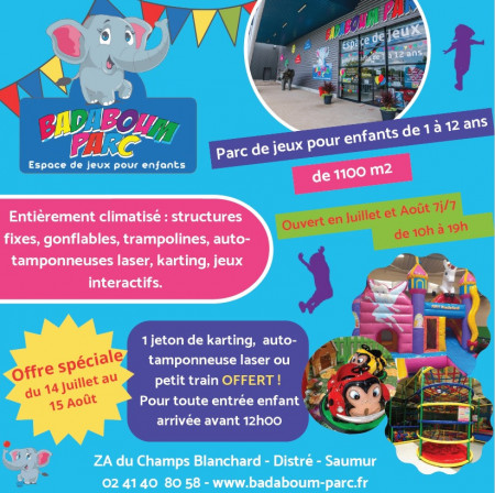 Vacances d'été à Badaboum Parc !