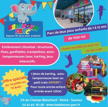 Vacances d'été à Badaboum Parc !