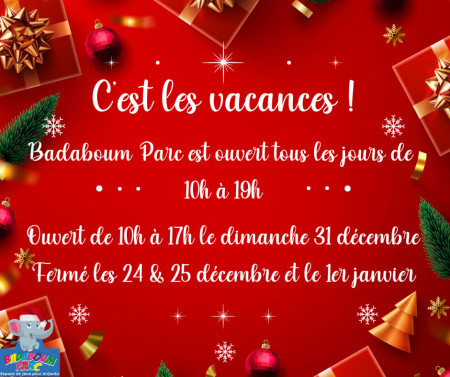 Vacances de Noël !